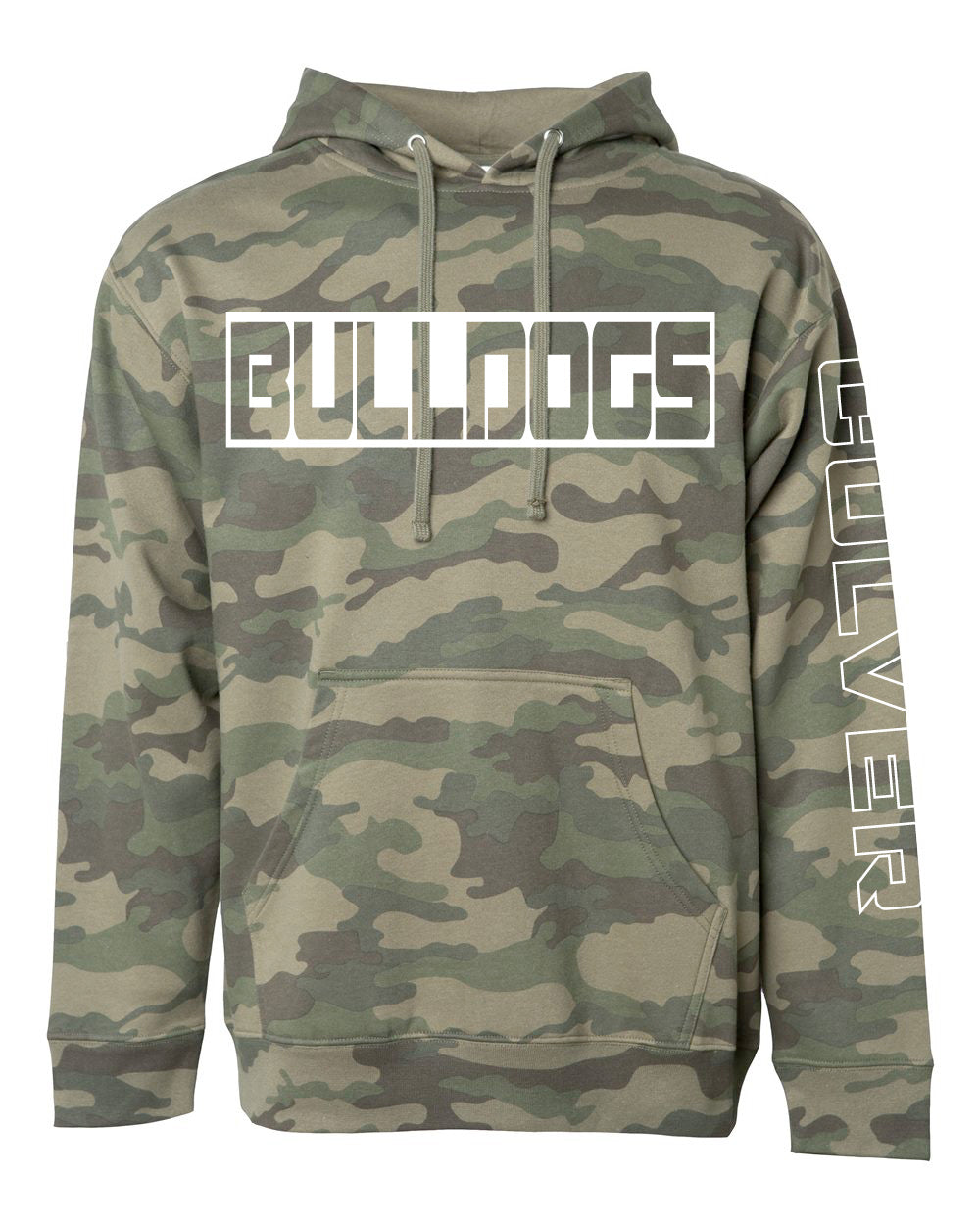 Forest Camo Bulldogs Hoodie