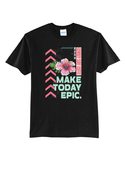 Cowboy Surf Coffee Chevron Pink Youth or Adult T-shirts