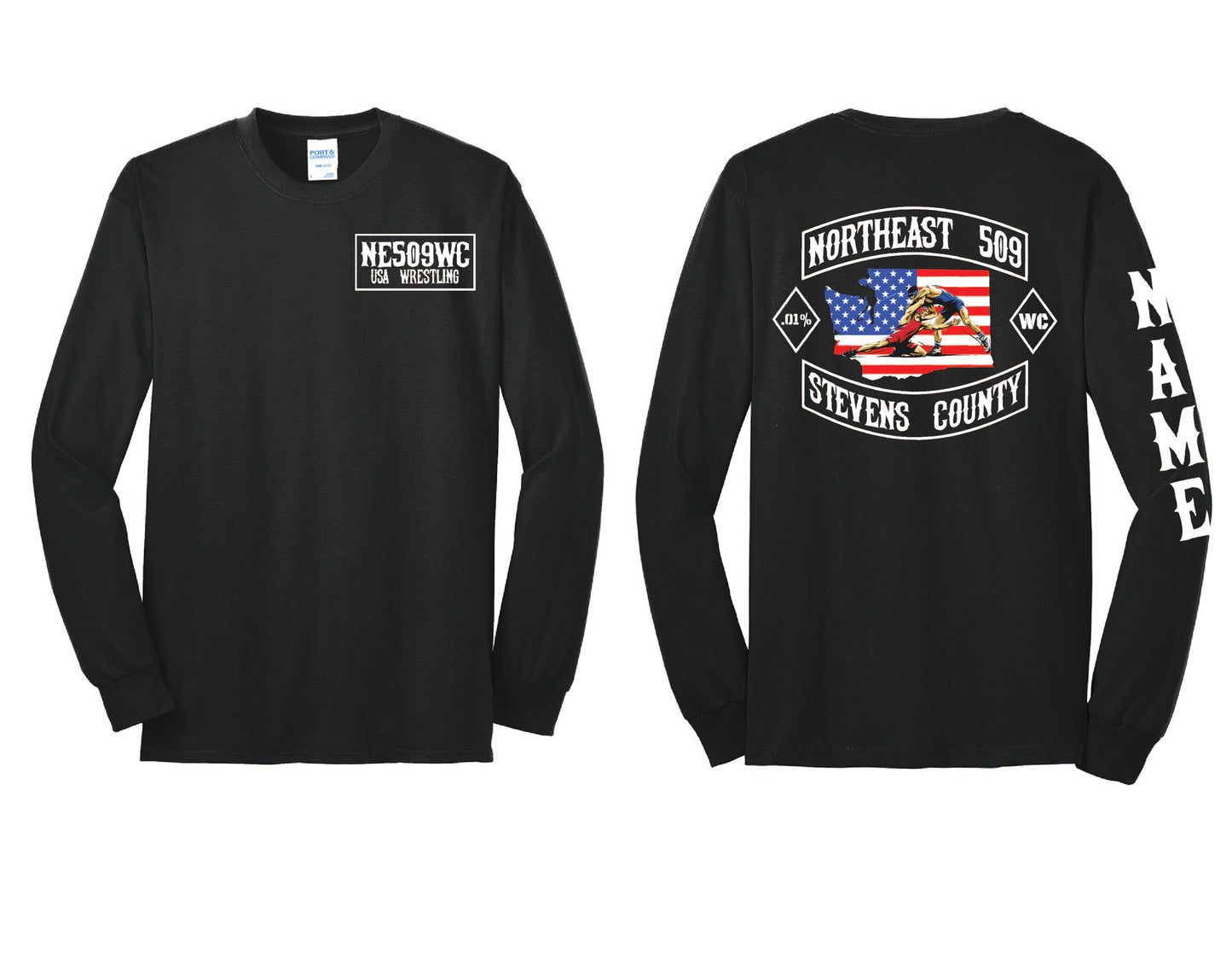 509 Basic Long Sleeve PERSONALIZED