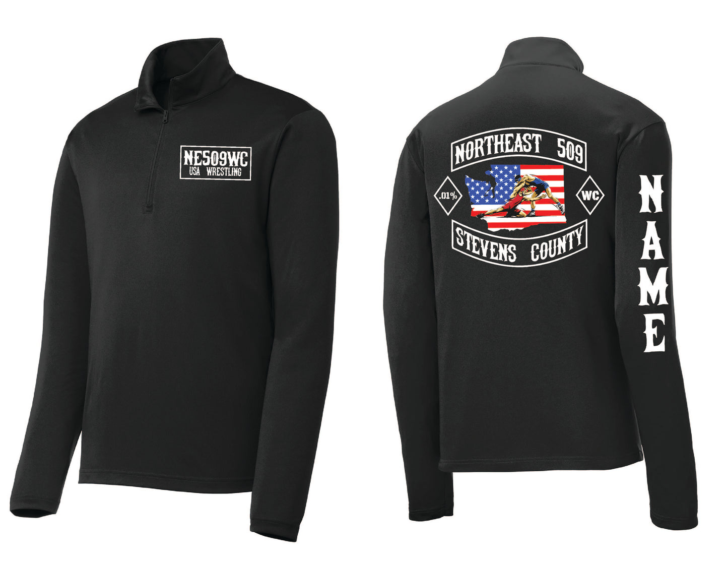 509 Wrestling Quarter Zip PERSONALIZED