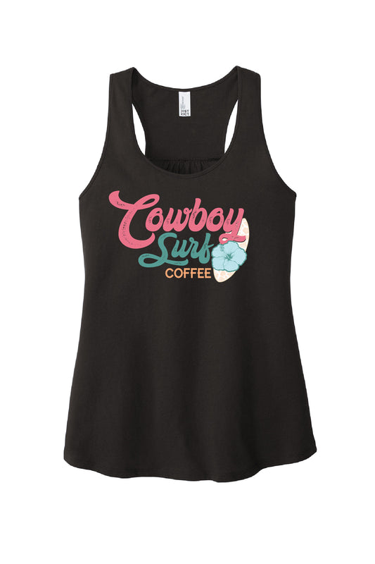 Cowboy Surf Coffee Board Women's Tank Top