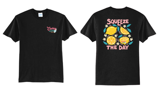 Cowboy Surf Coffee Lemons Youth or Adult T-shirts