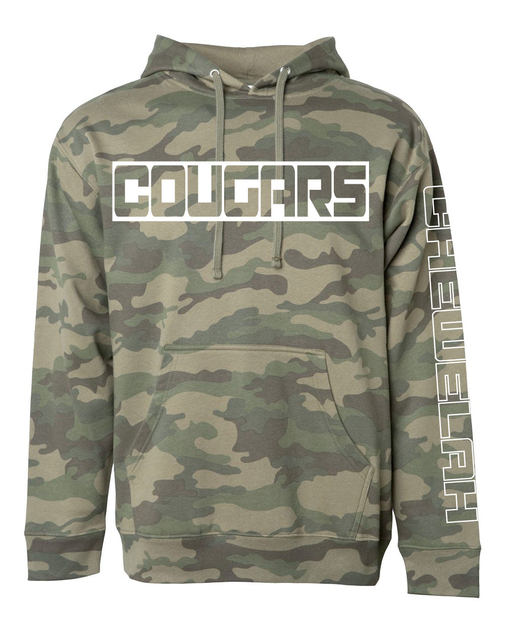 Forest Camo Cougars Hoodie