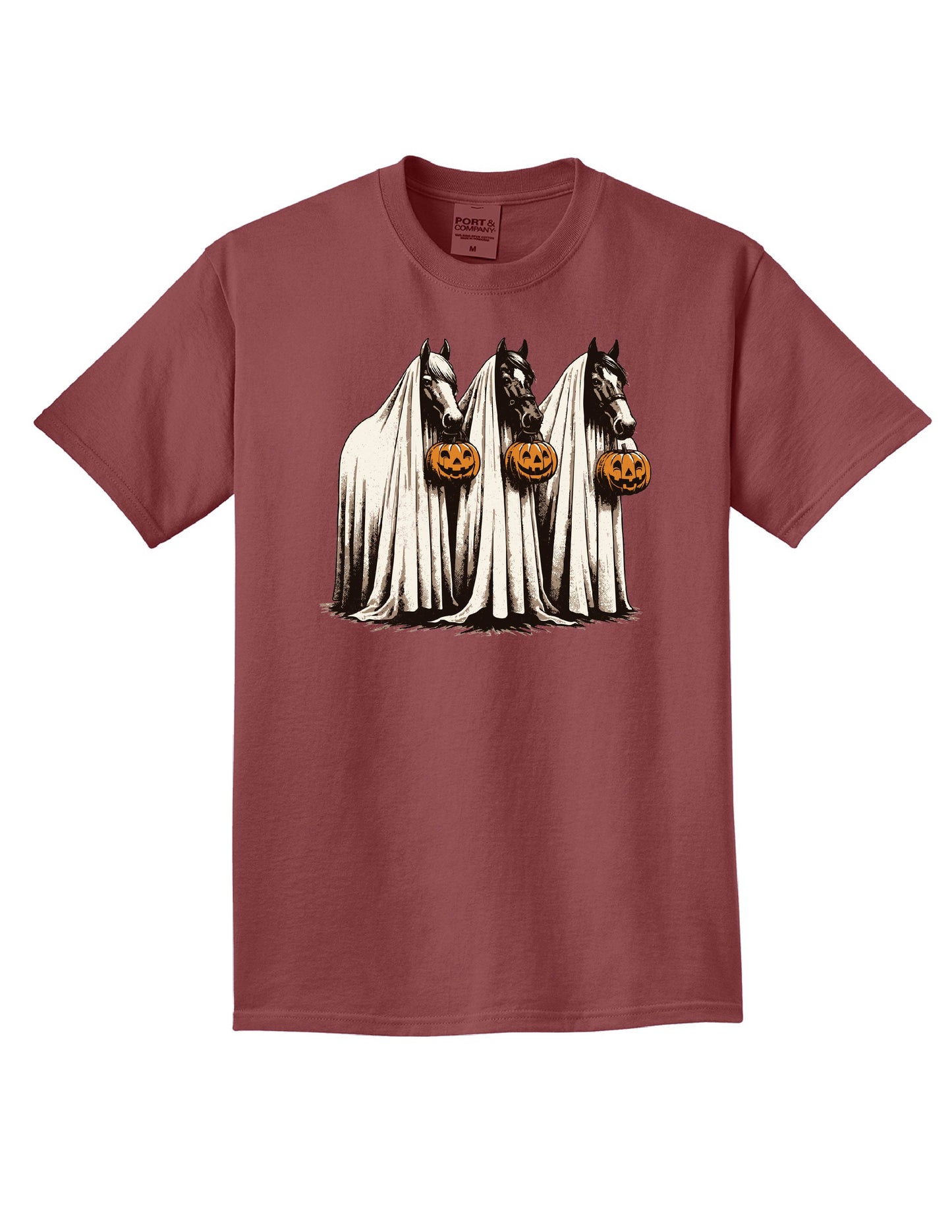 Beach Wash Halloween Horses T-Shirt
