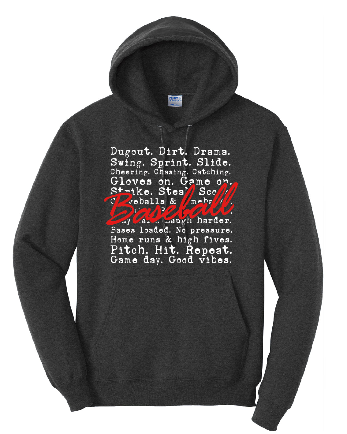 Baseball Life Youth or Adult Hoodie