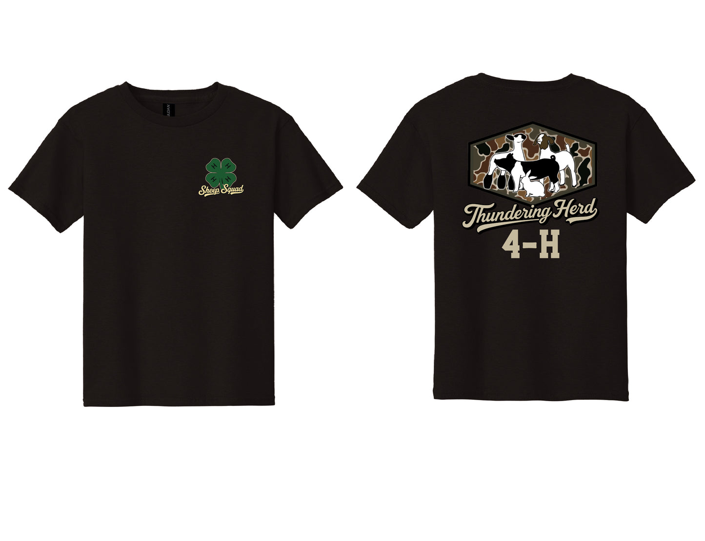 Thundering Herd Youth or Adult Brown T-shirt
