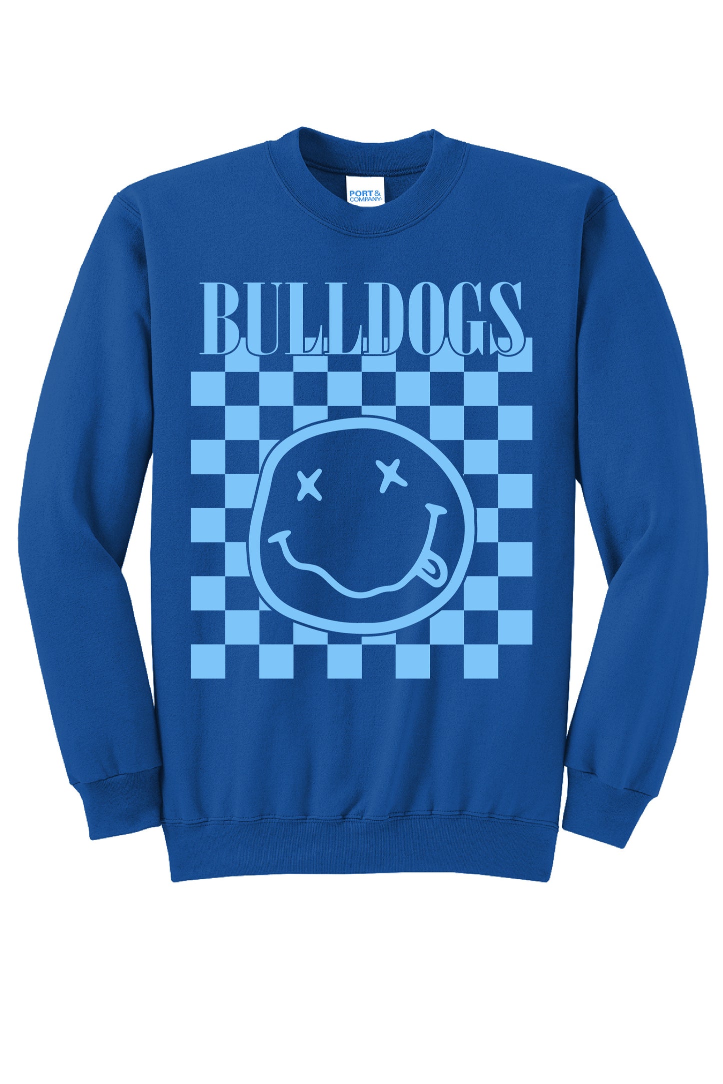 Bulldogs Smiley Crewneck