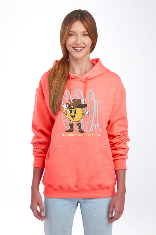 Cowboy Surf Coffee Hoodie