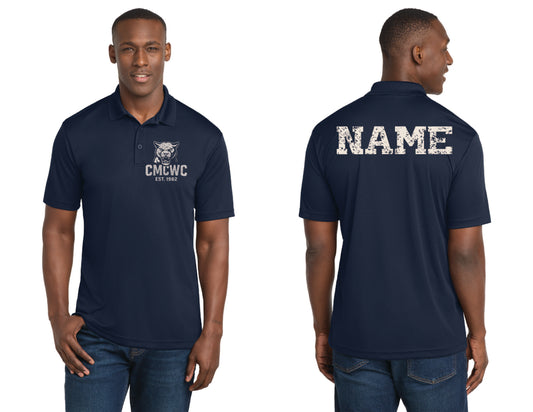 CMCWC Adult Polo T-Shirt PERSONALIZED