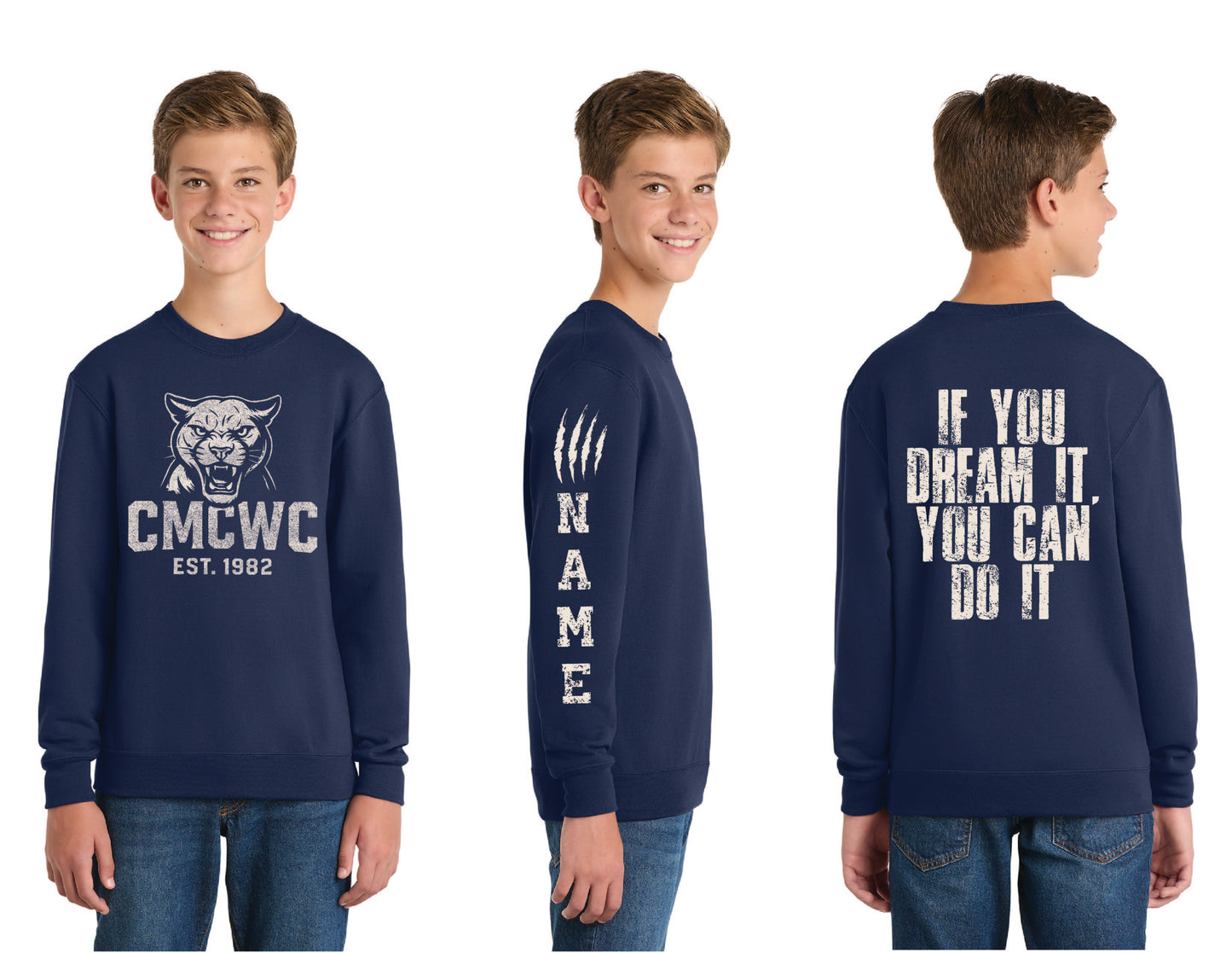 CMCWC Youth Crewneck