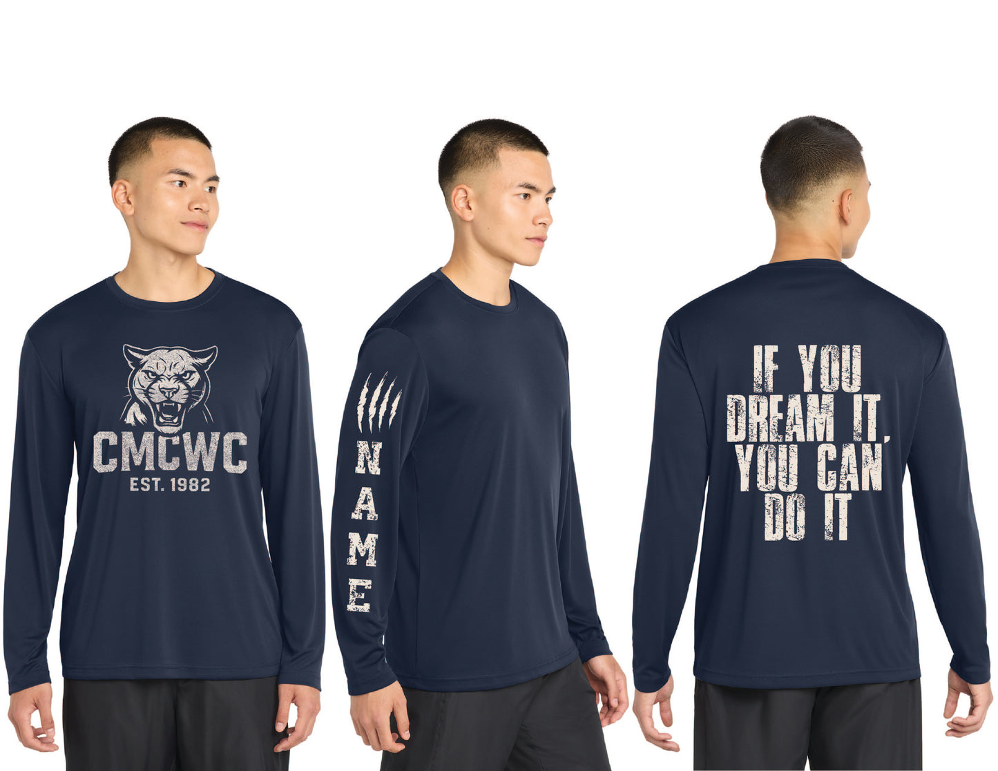 CMCWC Adult Sport Tek Long Sleeve