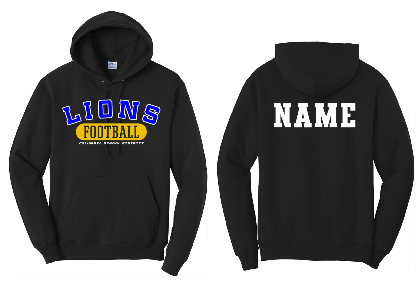 CSD Football Hoodie PERSONALIZED