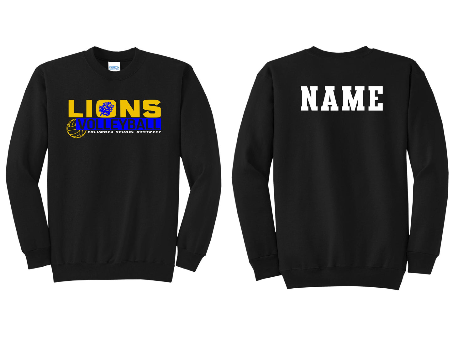 CSD Volleyball Crewneck PERSONALIZED