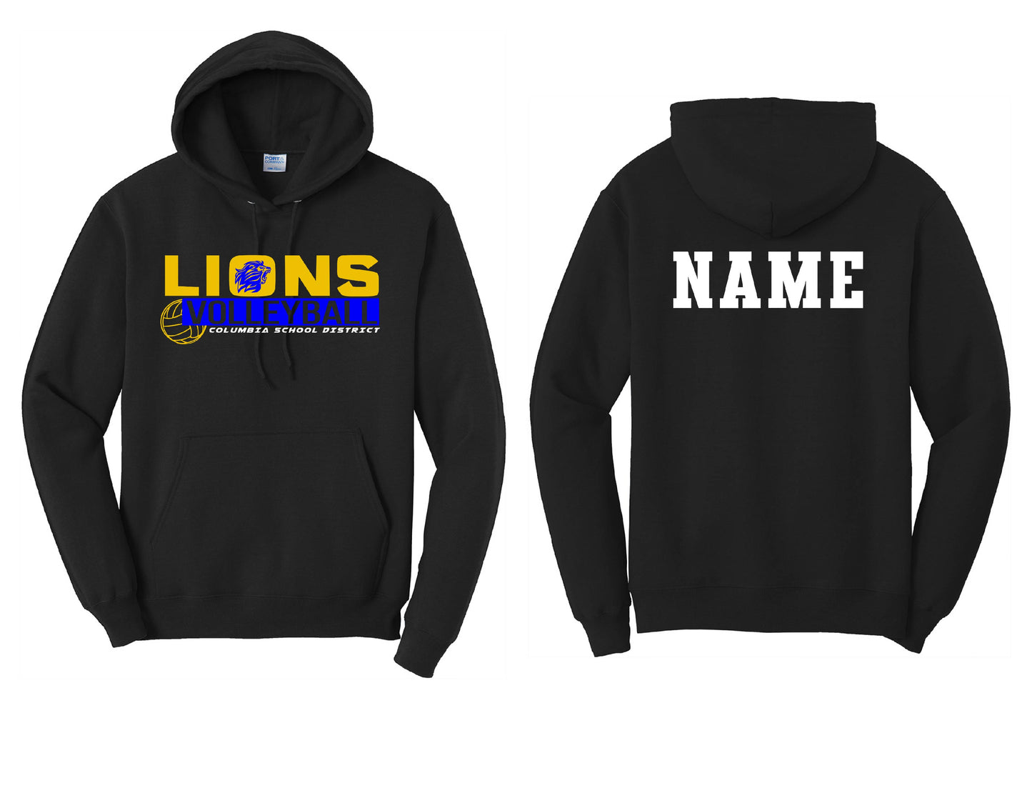 CSD Volleyball Hoodie PERSONALIZED