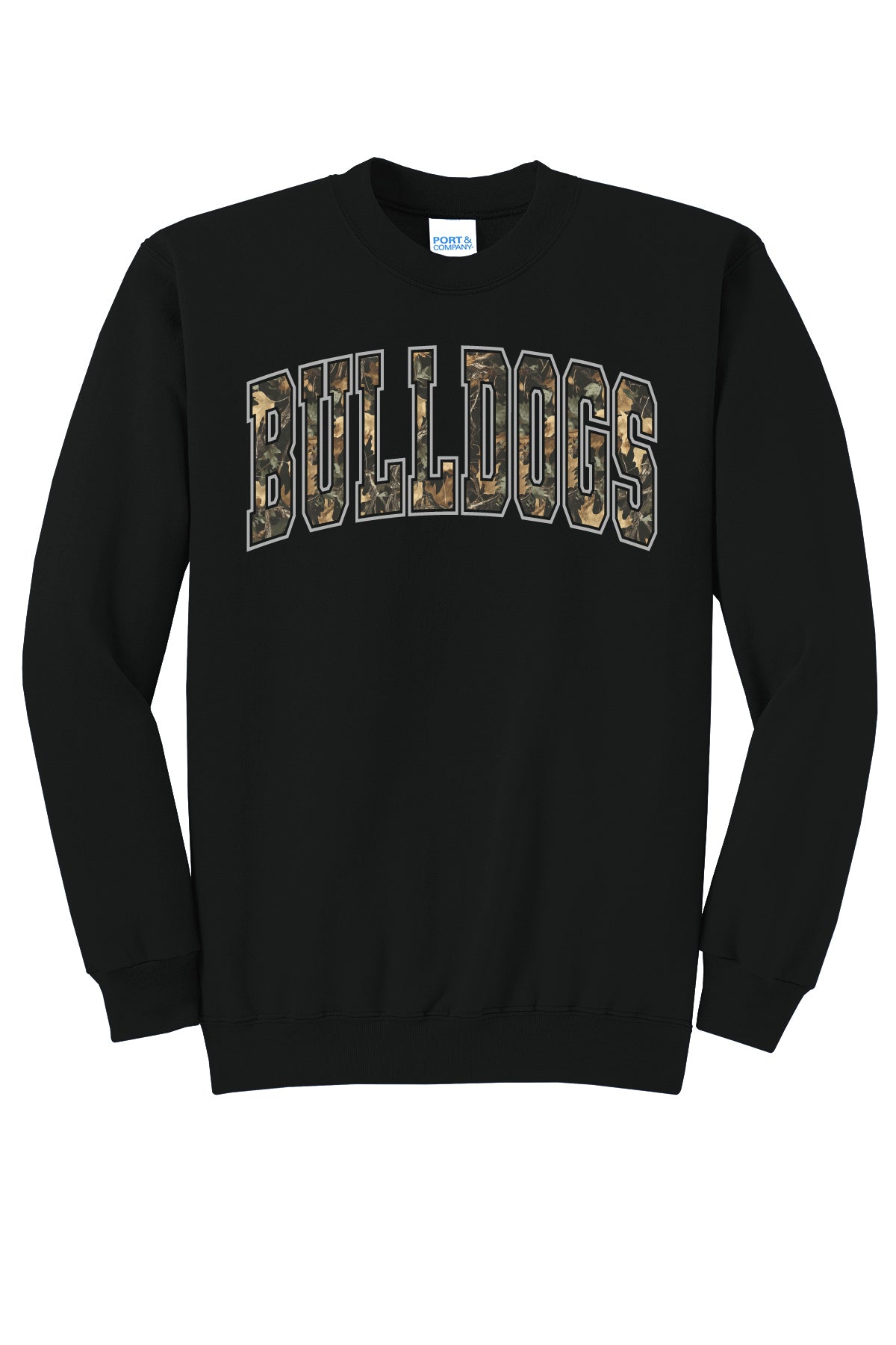 Bulldogs Camo Crewneck