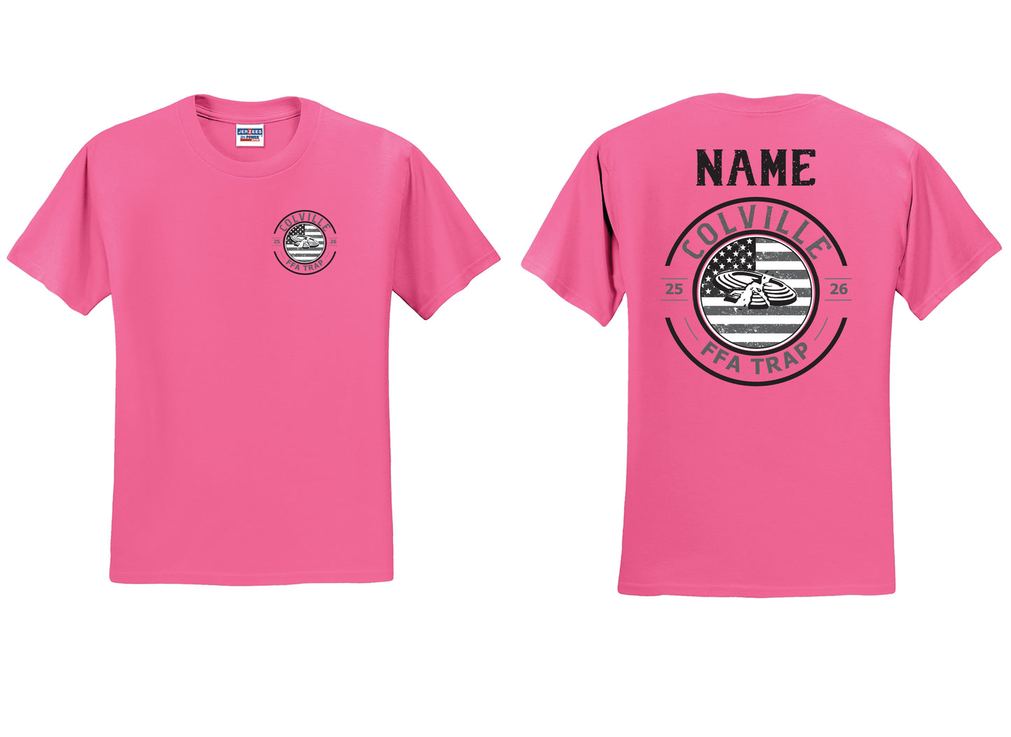 Pink FFA Trap T-Shirt PERSONALIZED