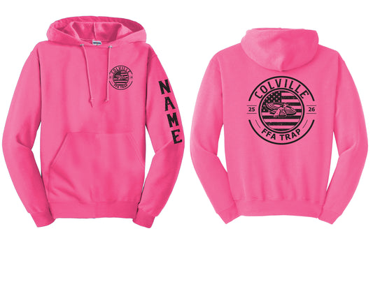 Pink FFA Trap Hoodie PERSONALIZED