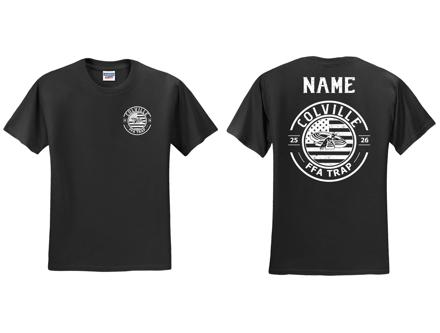 Black FFA Trap T-Shirt PERSONALIZED