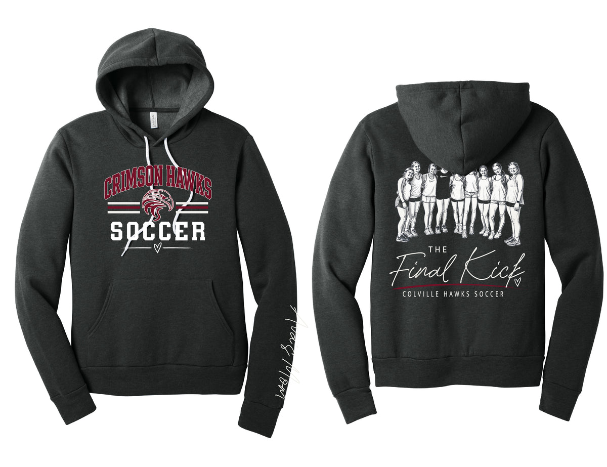 CHS Soccer Final Kick Bella+Canvas Hoodie