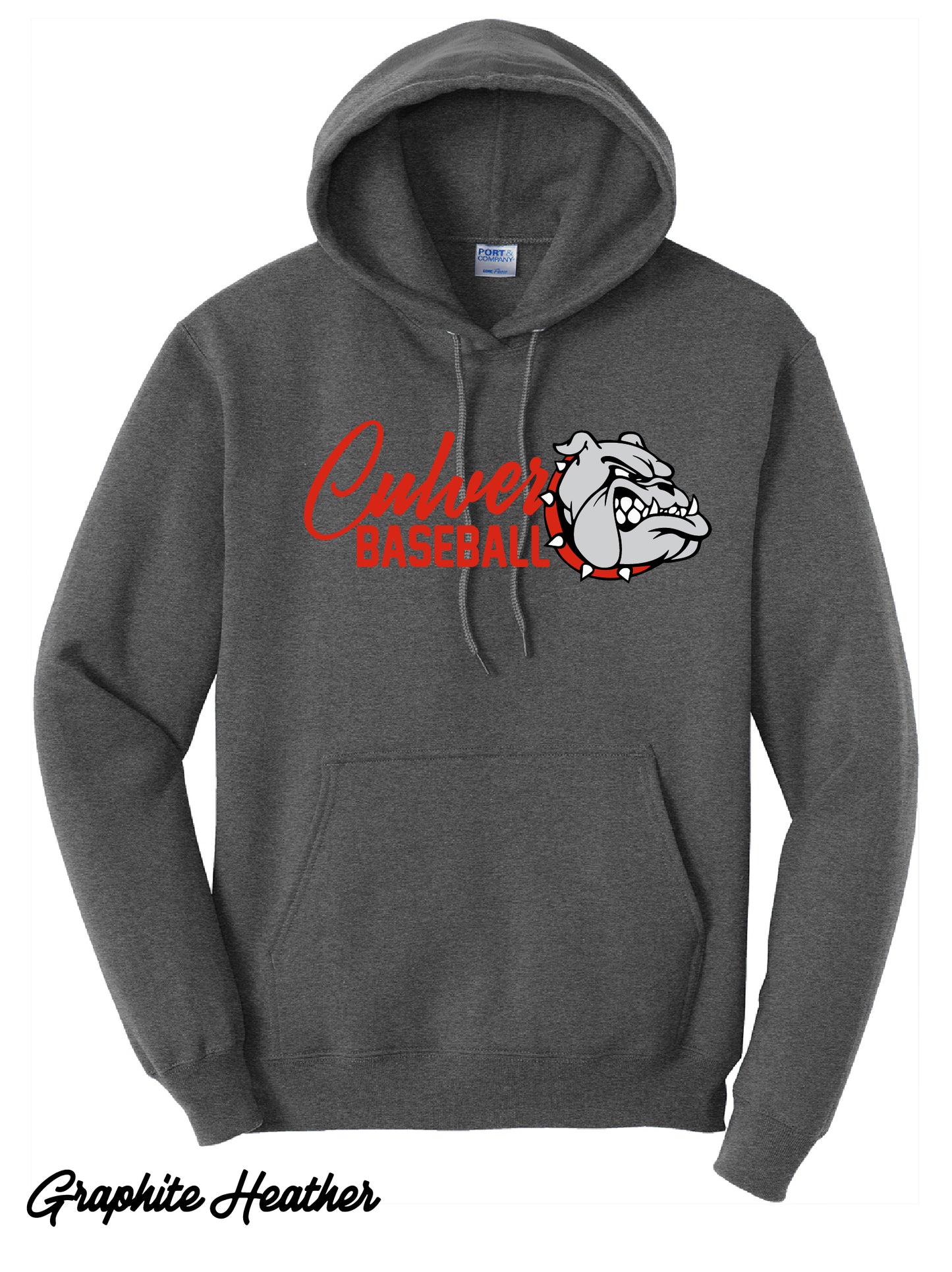 Culver Baseball V2 Youth or Adult Hoodie