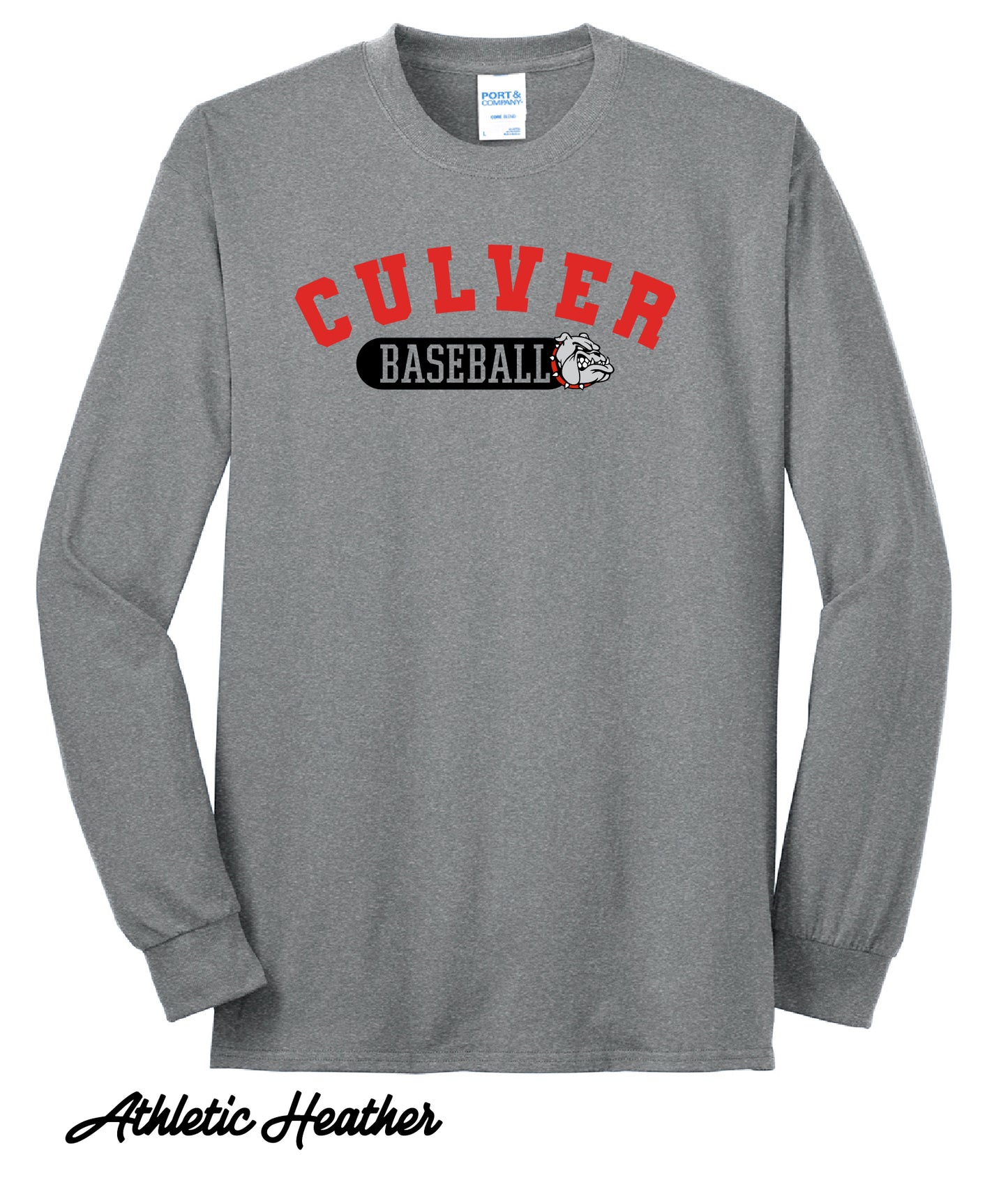 Culver Baseball V1 Youth or Adult Long Sleeve