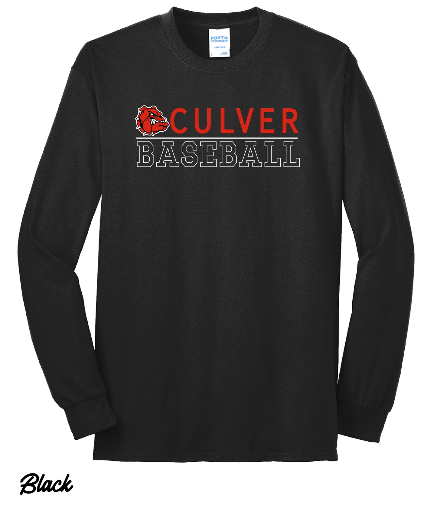 Culver Baseball V4 Youth or Adult Long Sleeve