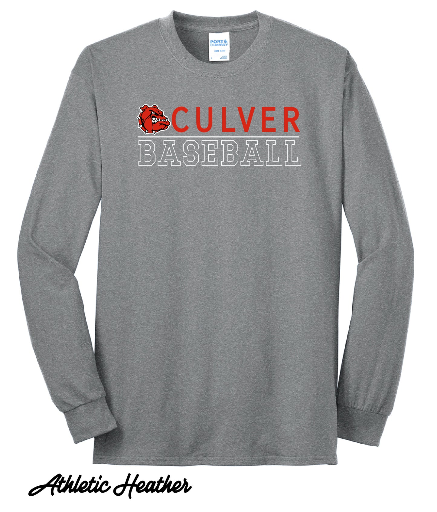 Culver Baseball V4 Youth or Adult Long Sleeve