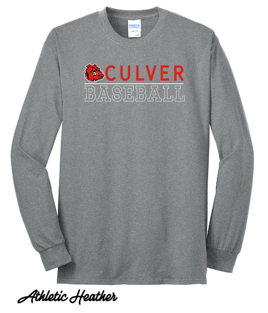 Culver Baseball V4 Youth or Adult Long Sleeve