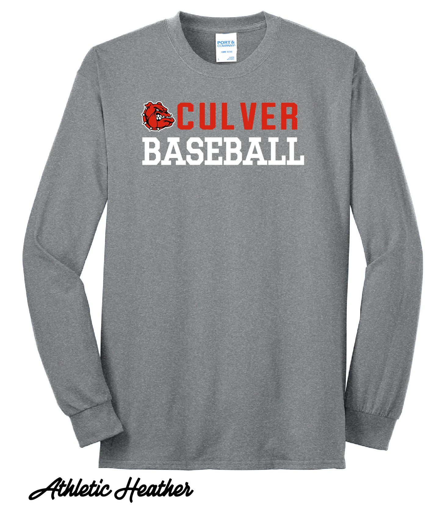 Culver Baseball V3 Youth or Adult Long Sleeve