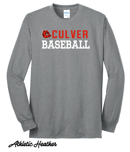 Culver Baseball V3 Youth or Adult Long Sleeve