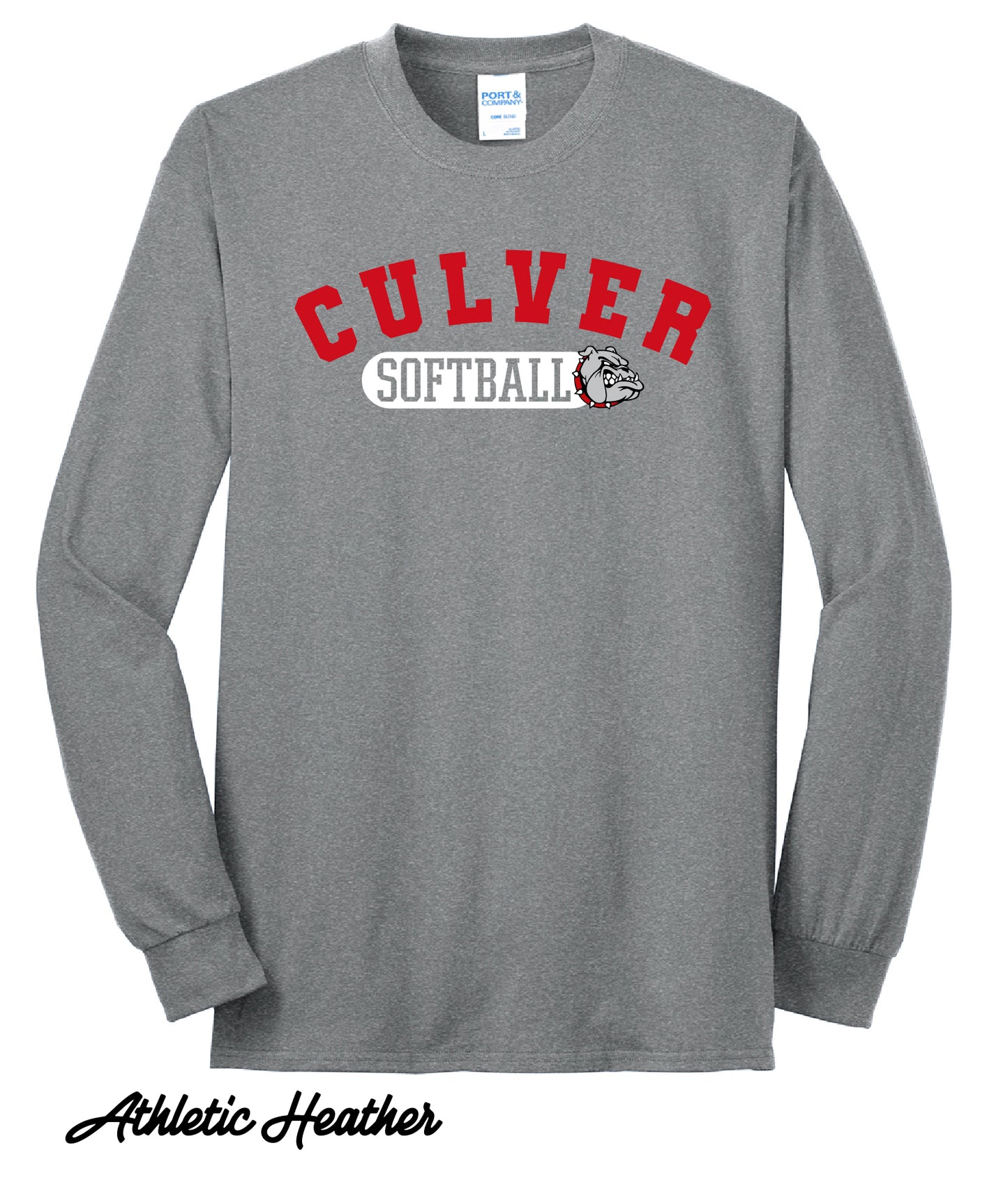 Culver Softball V1 Youth or Adult Long Sleeve