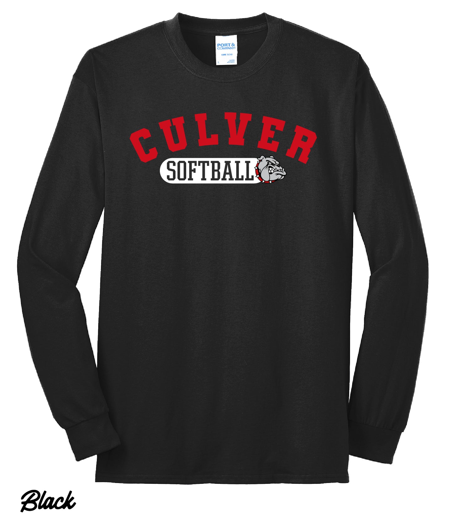 Culver Softball V1 Youth or Adult Long Sleeve