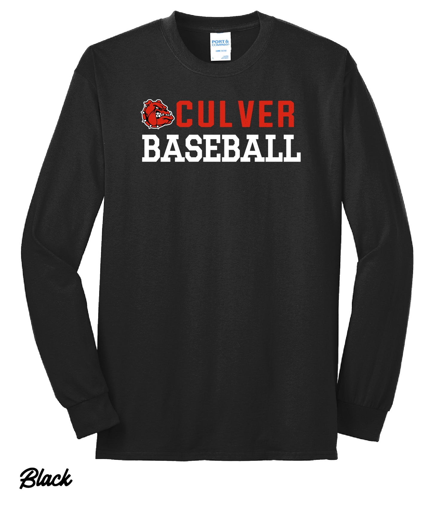 Culver Baseball V3 Youth or Adult Long Sleeve