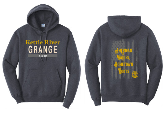 Kettle River Grange Flag Hoodie