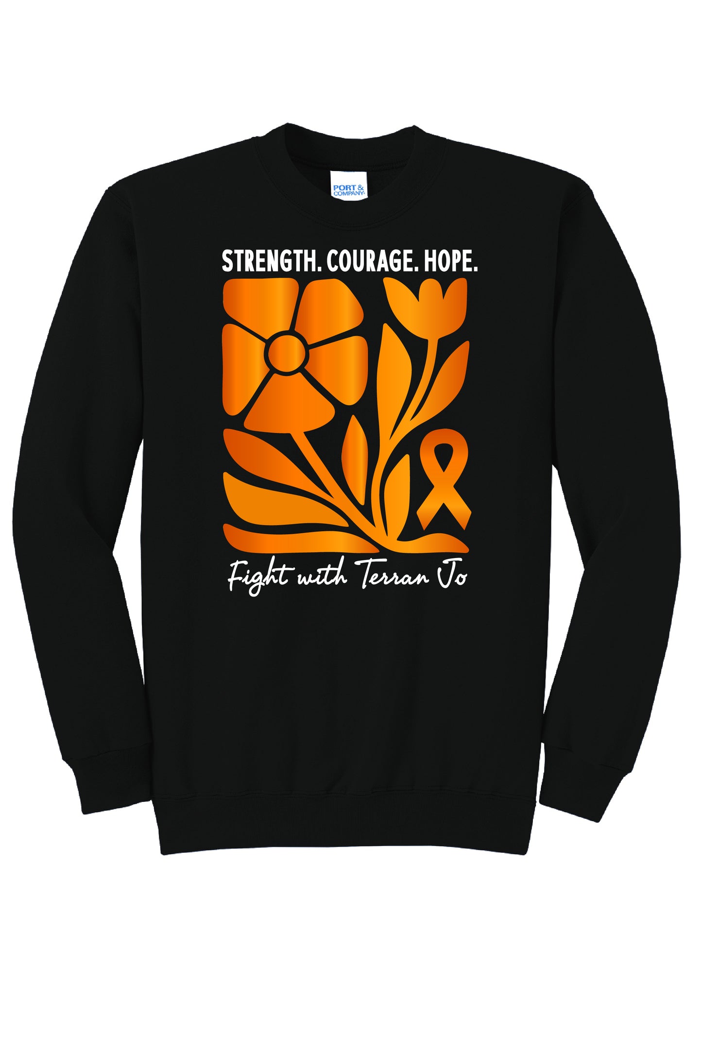 Fight With Terran Floral Crewneck