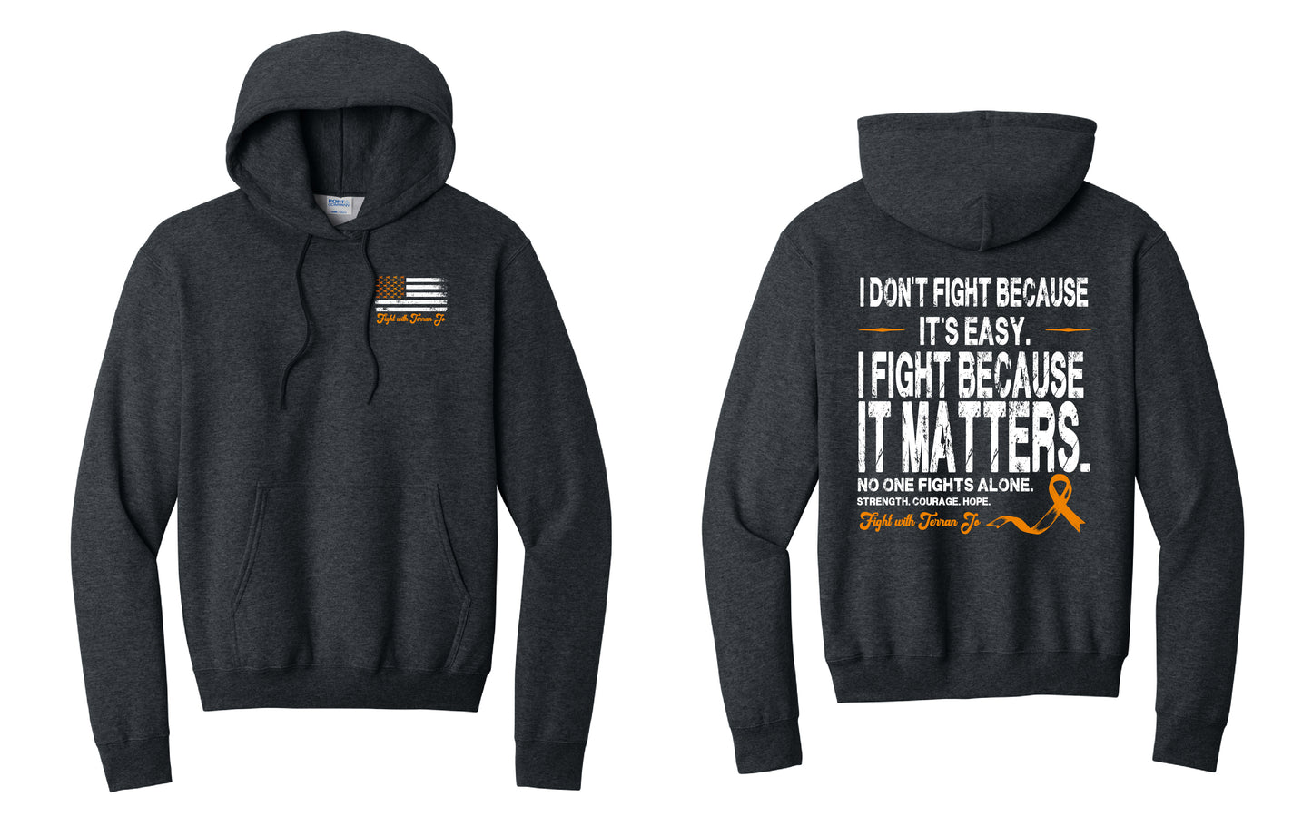 Fight With Terran Flag Hoodie