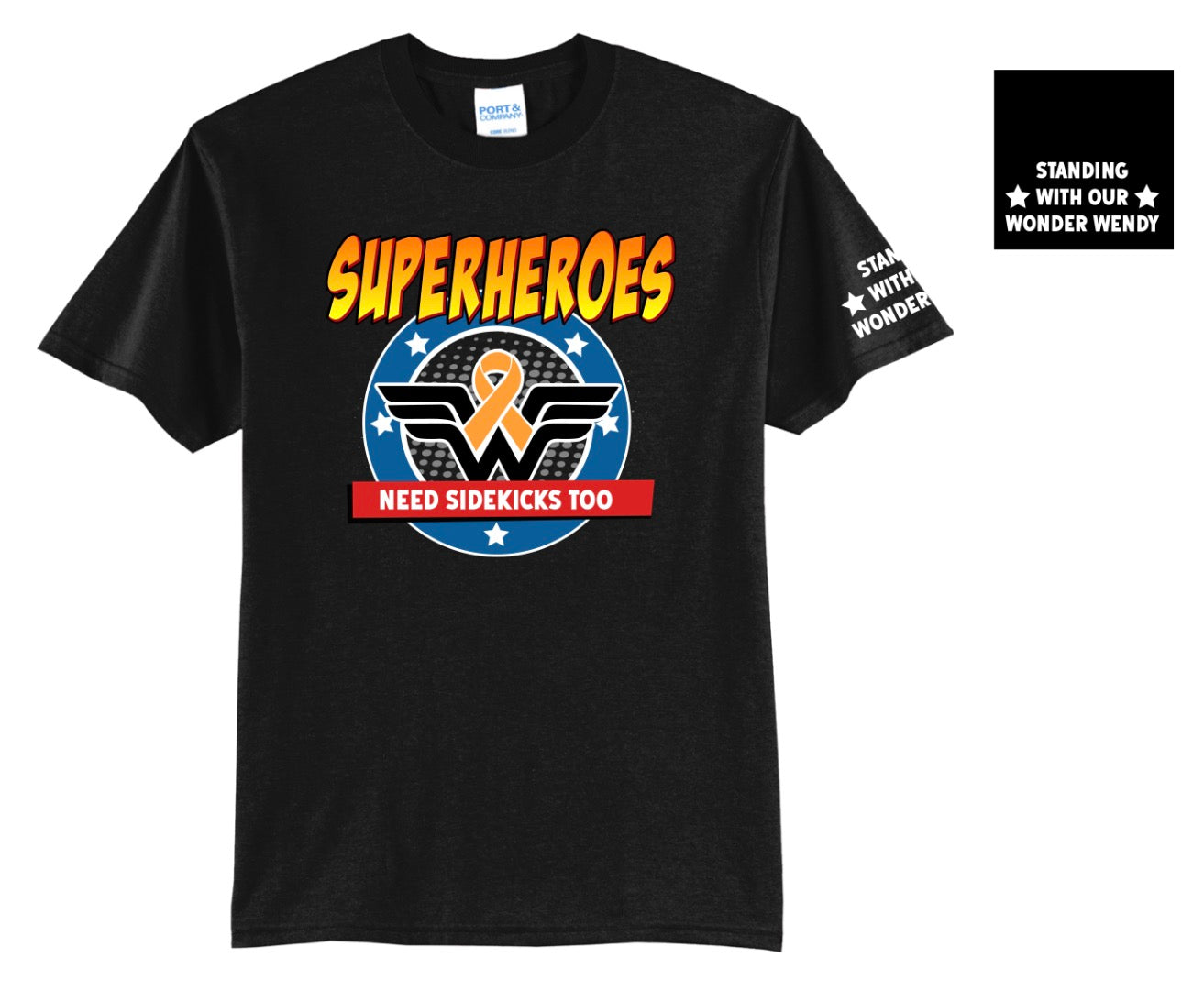 “Wonder Wendy” Black T-Shirt