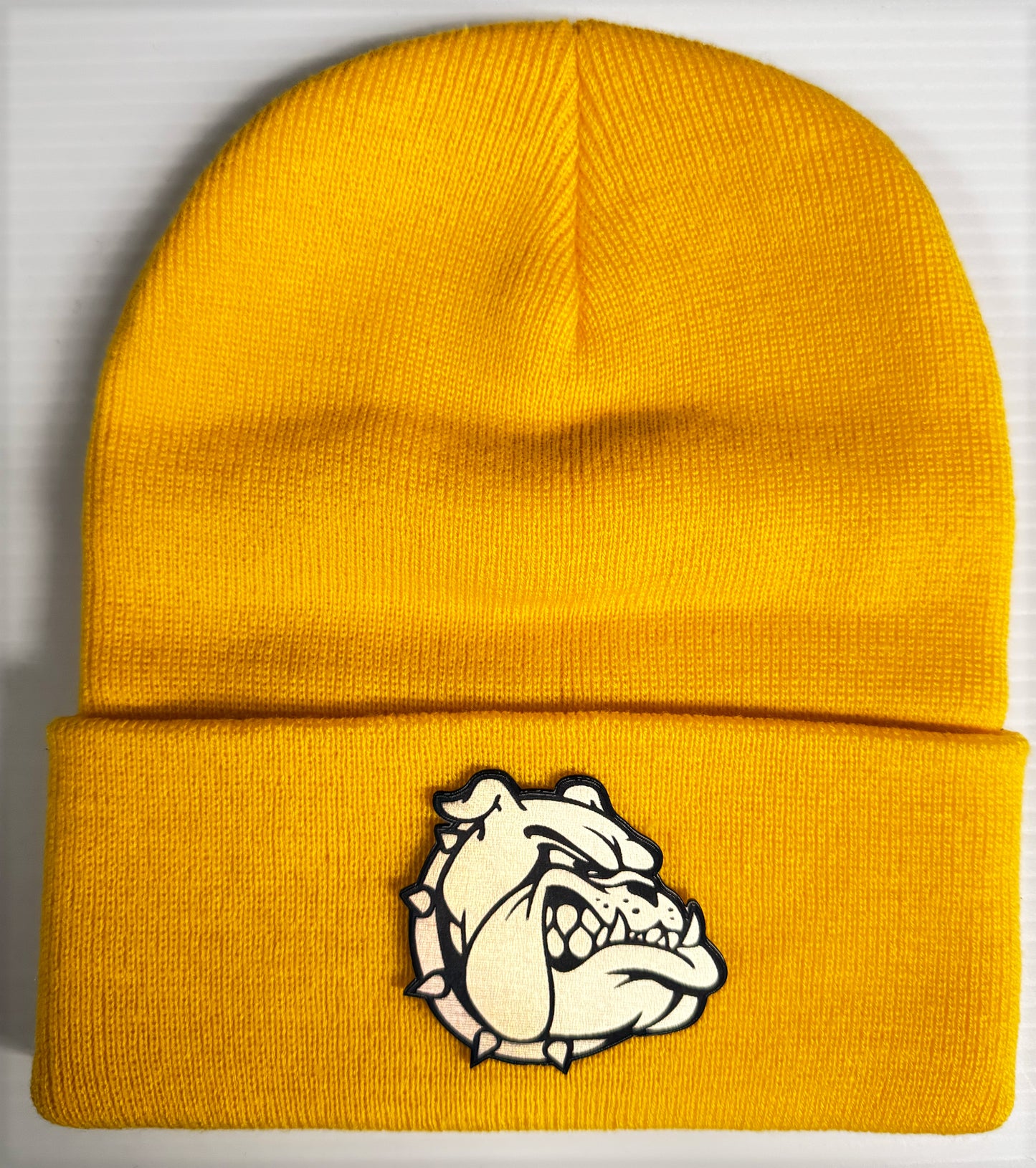 Yellow Bulldog Beanie