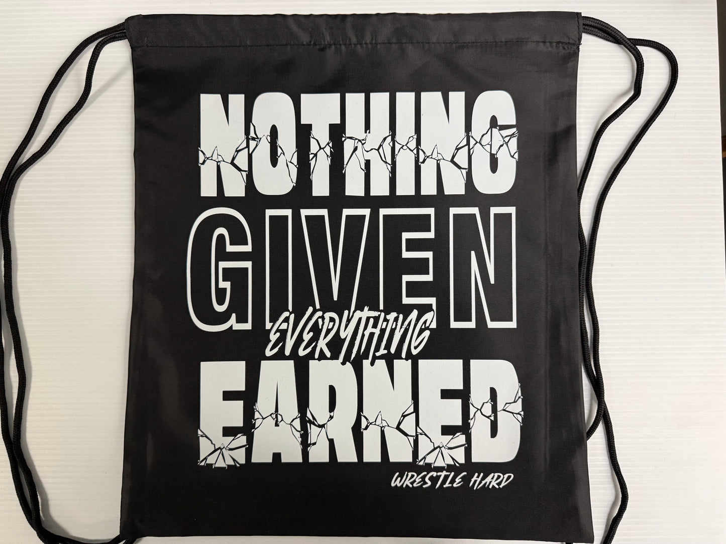 Nothing Given Cinch Bag