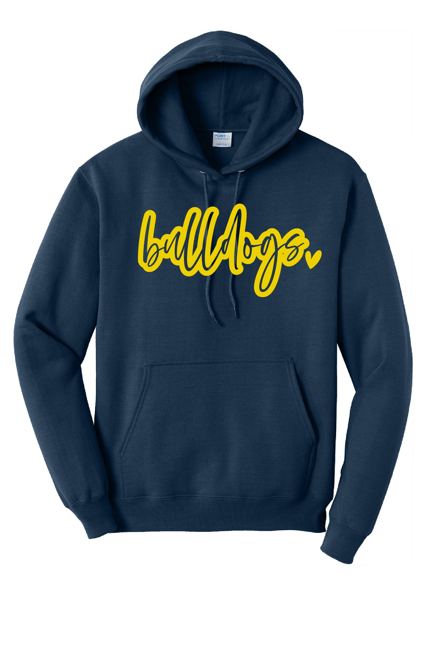 KF Bulldogs Heart Hoodie