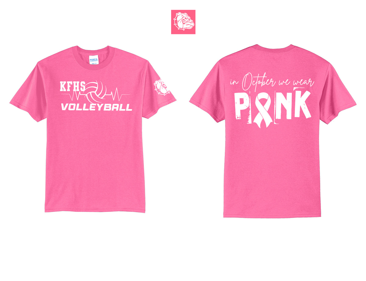 KF Volleyball Basic Pink Out T-Shirt