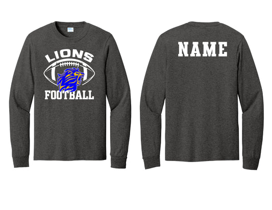 Lions Football Long Sleeve PERSONALIZED
