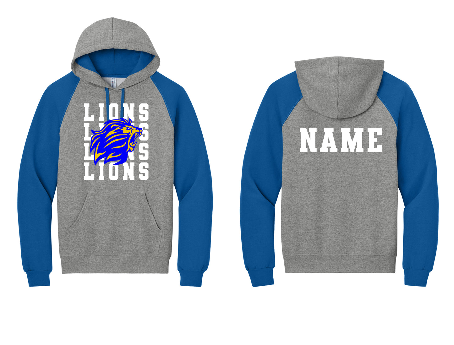 L4 Two Tone Hoodies PERSONALIZED