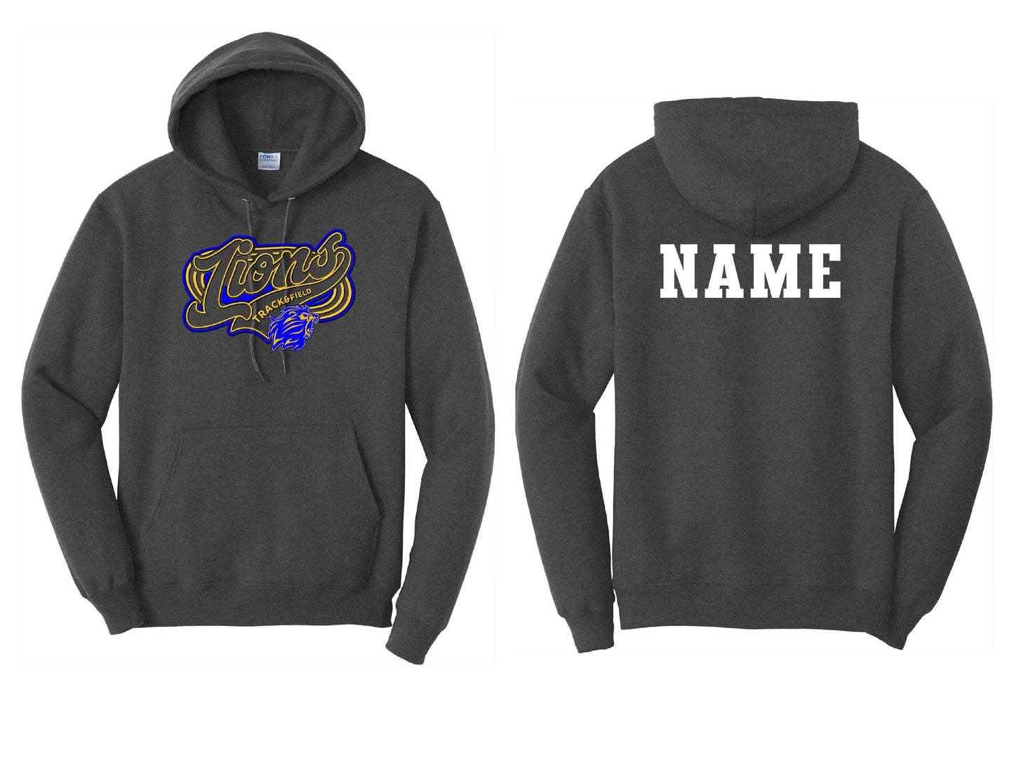 Lions Track & Field Hoodie PERSONALIZED