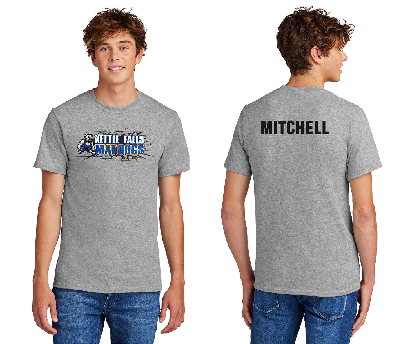 Mat Dogs PERSONALIZED Adult T-Shirt