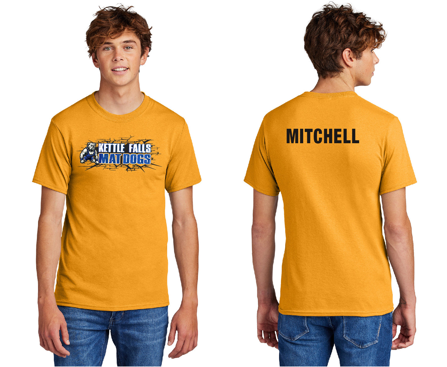 Mat Dogs PERSONALIZED Adult T-Shirt