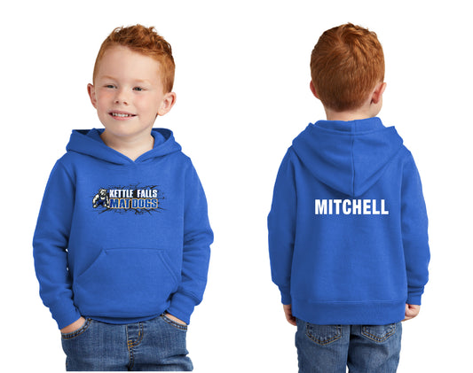 Mat Dogs PERSONALIZED Toddler Hoodie