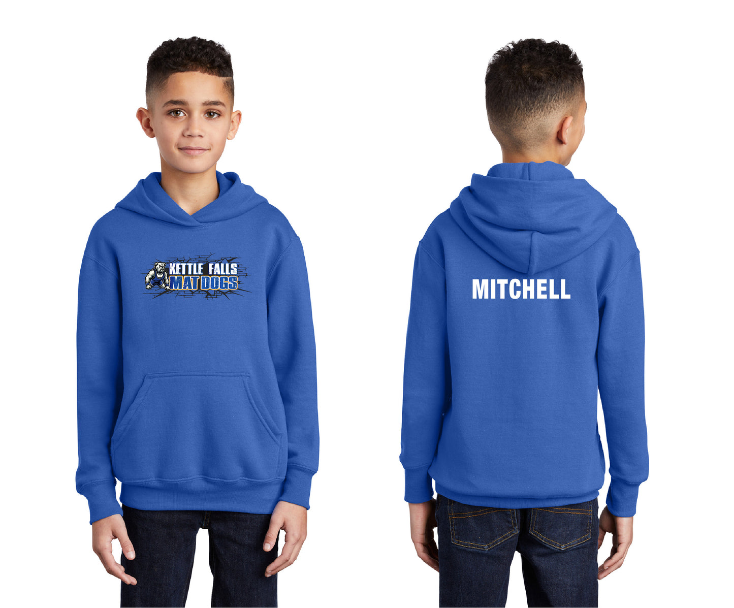 Mat Dogs PERSONALIZED Youth Hoodie