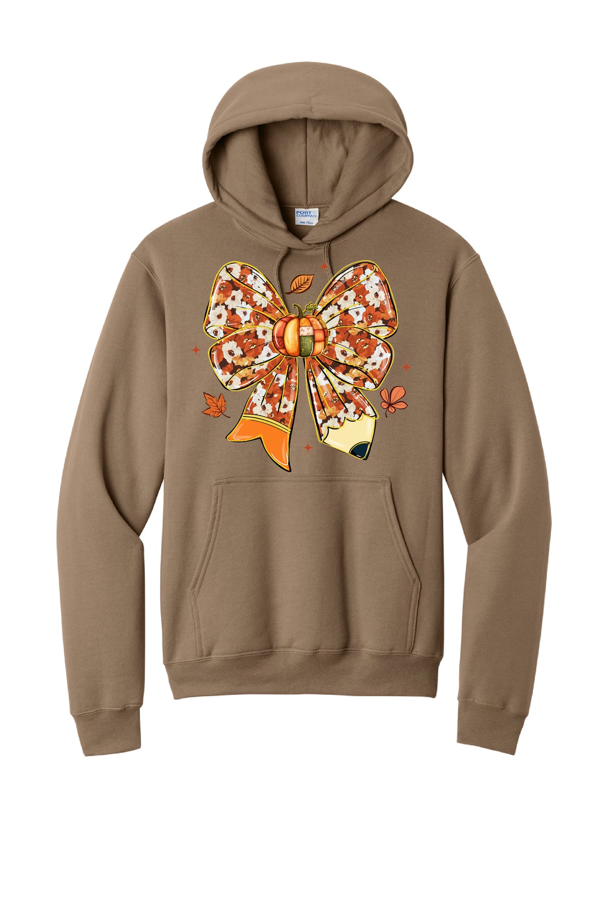 Fall Pencil Bow Hoodie