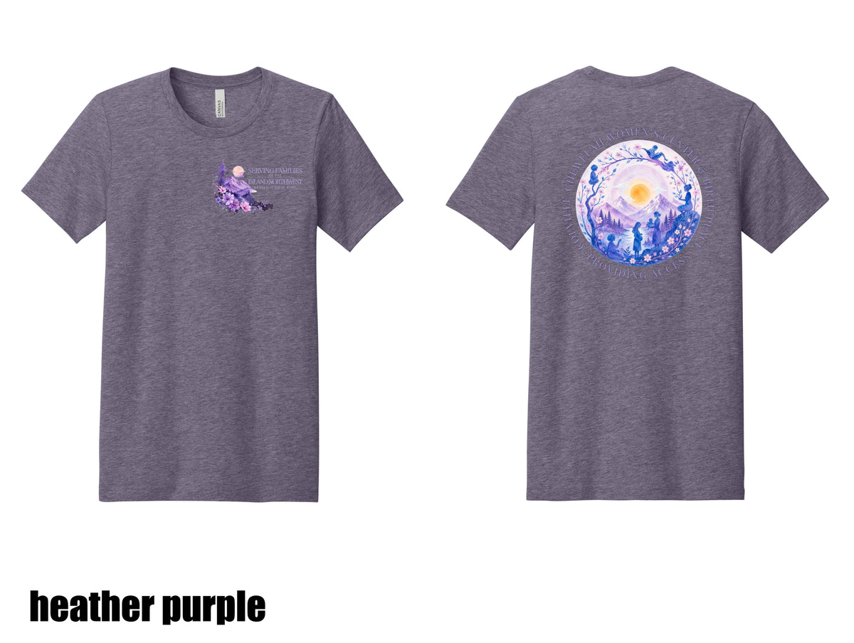 Women's Clinic Heather Purple T-Shirt